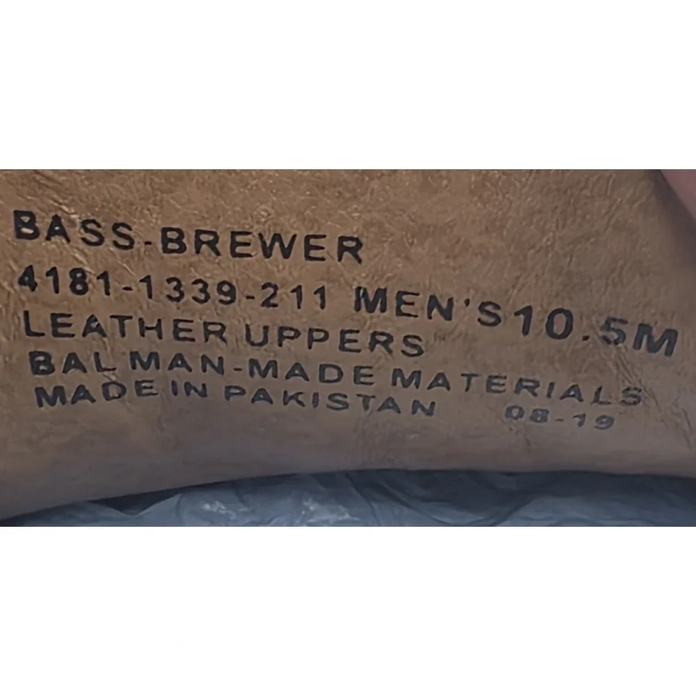G.H. Bass Brewer Leather Shoes Mens 10.5M Brown Casual Loafers 4181